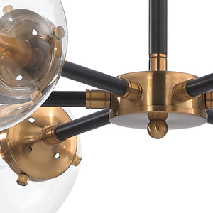 Boudreaux 28' 6 Light Chandelier in Antique Gold