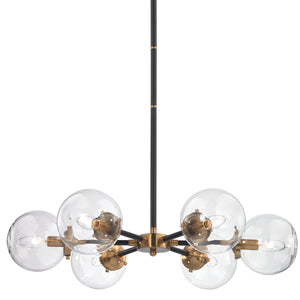 Boudreaux 28' 6 Light Chandelier in Antique Gold
