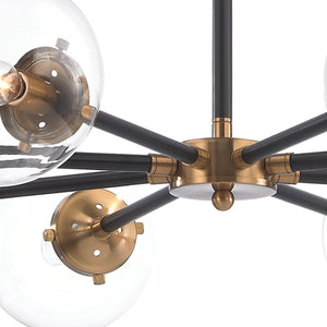Boudreaux 36' 8 Light Chandelier in Antique Gold