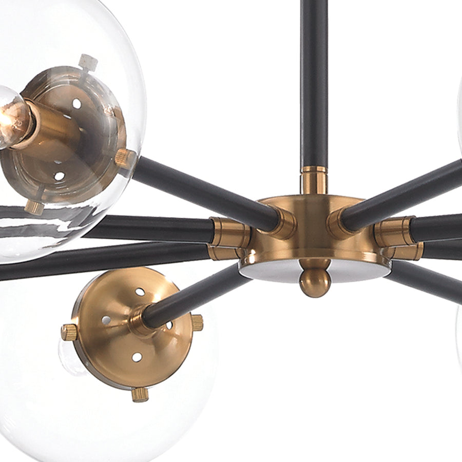 Boudreaux 36' 8 Light Chandelier in Antique Gold