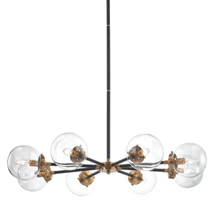 Boudreaux 36' 8 Light Chandelier in Antique Gold