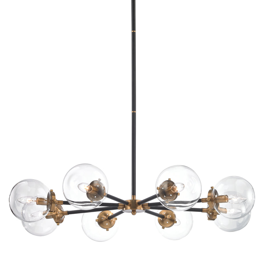 Boudreaux 36' 8 Light Chandelier in Antique Gold