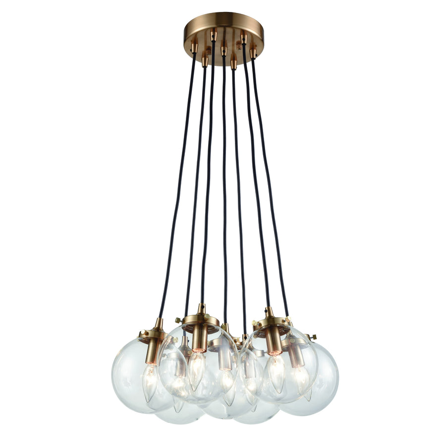 Boudreaux 18' 7 Light Chandelier in Antique Gold