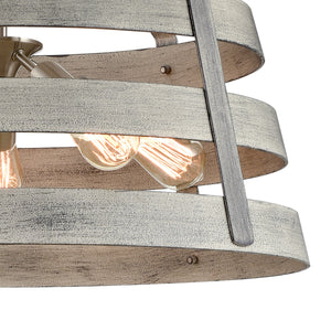 Brigantine 24' 5 Light Chandelier in Weathered Driftwood