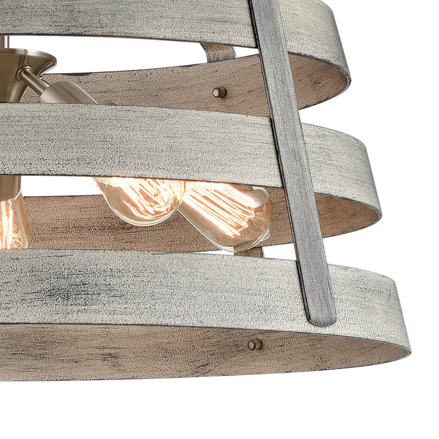 Brigantine 24' 5 Light Chandelier in Weathered Driftwood