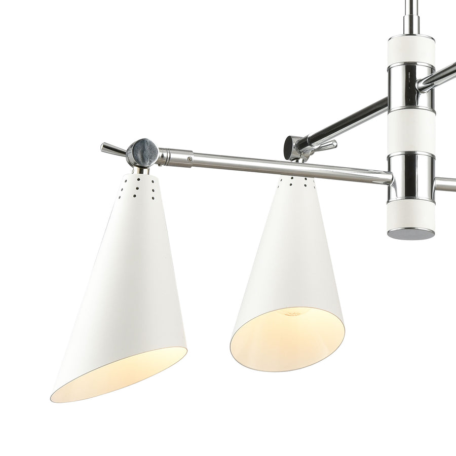 Calder 26' 4 Light Chandelier in Polished Chrome