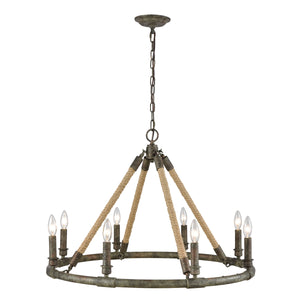 BigSugar 30' 8 Light Chandelier in Natural