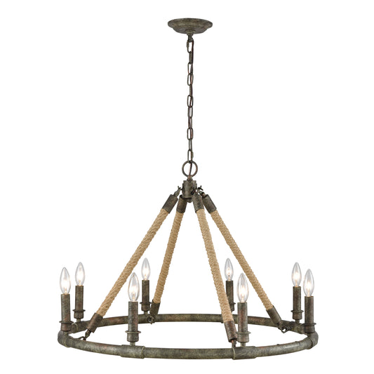 BigSugar 30" 8 Light Chandelier in Natural