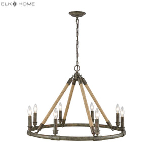 BigSugar 30' 8 Light Chandelier in Natural