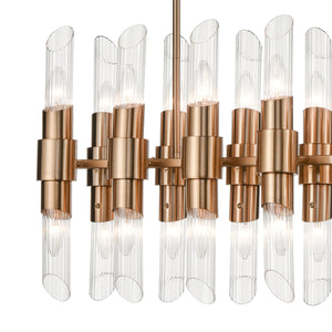 Carisbrooke 28.75' 24 Light Island Light in Burnished Brass