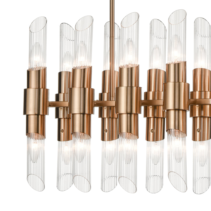 Carisbrooke 28.75' 24 Light Island Light in Burnished Brass