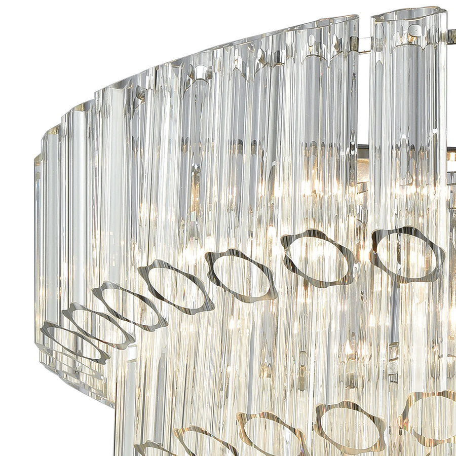 Carrington 26' 7 Light Chandelier in Polished Chrome