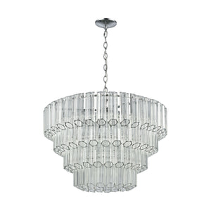 Carrington 26' 7 Light Chandelier in Polished Chrome