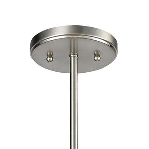 Carthage 24' 6 Light Chandelier in Satin Nickel