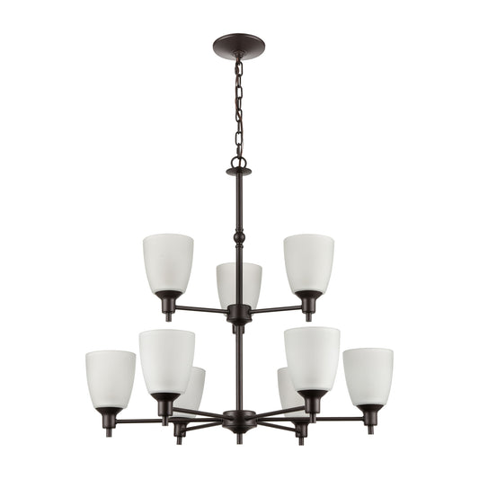 Jackson 29" 9 Light Chandelier in Oil Rubbed Bronze