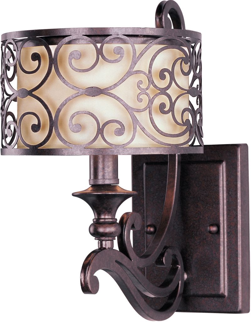 Mondrian 12' Single Light Wall Sconce in Umber Bronze