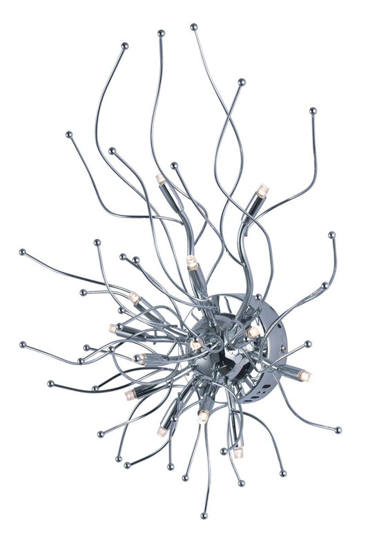 Orion 20" 13 Light Wall Sconce in Polished Chrome