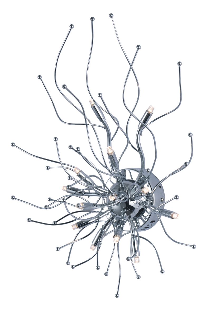 Orion 20' 13 Light Wall Sconce in Polished Chrome
