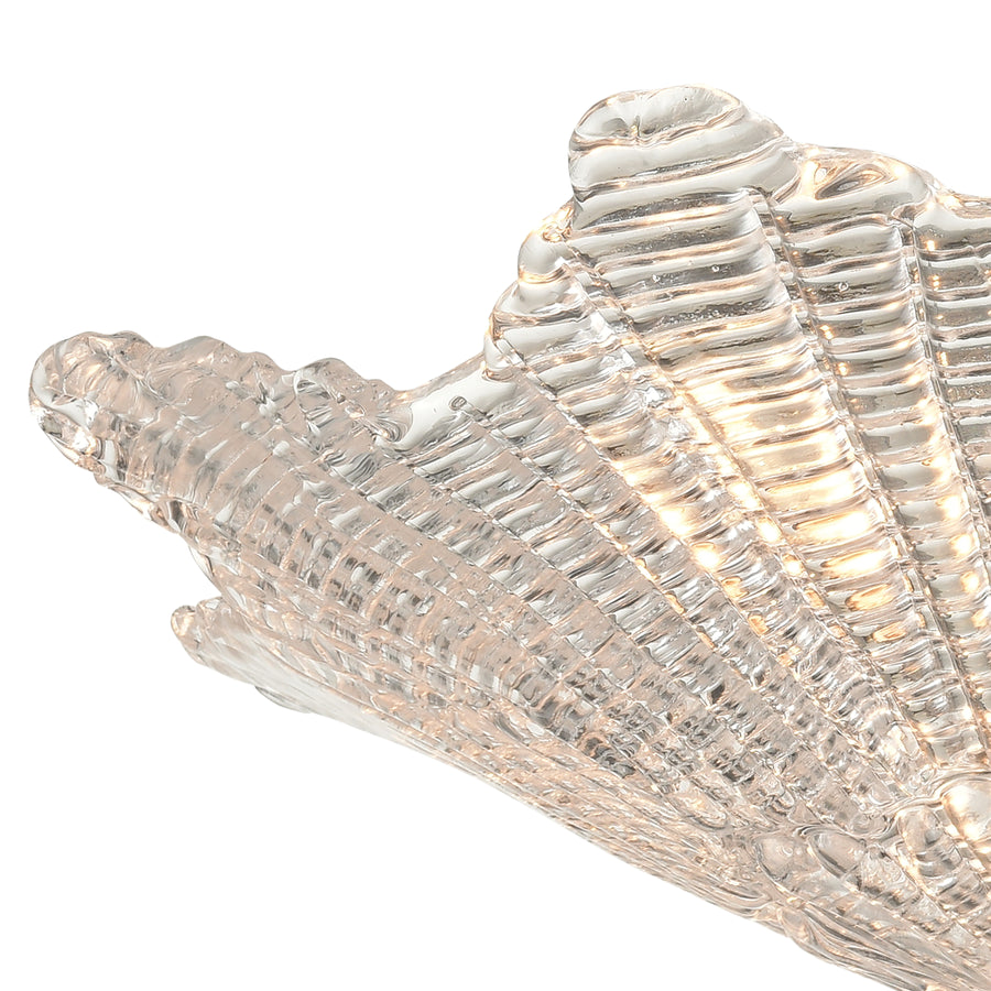 Radiance 16' 3 Light Semi Flush Mount in Polished Chrome