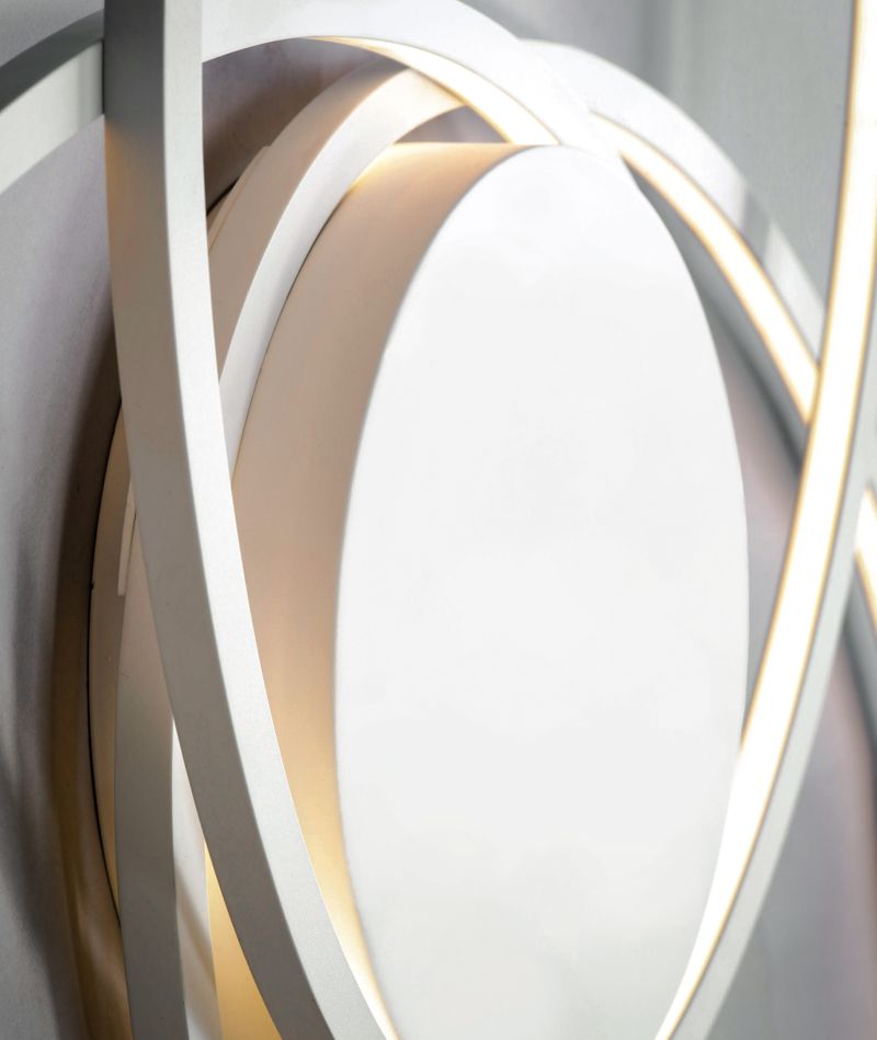 Phase 19.5' Single Light Wall Sconce in Matte White