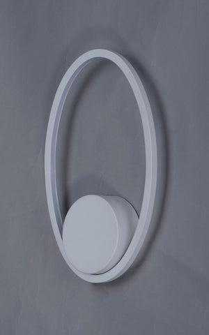 Phase 13.75' Single Light Wall Sconce in Matte White