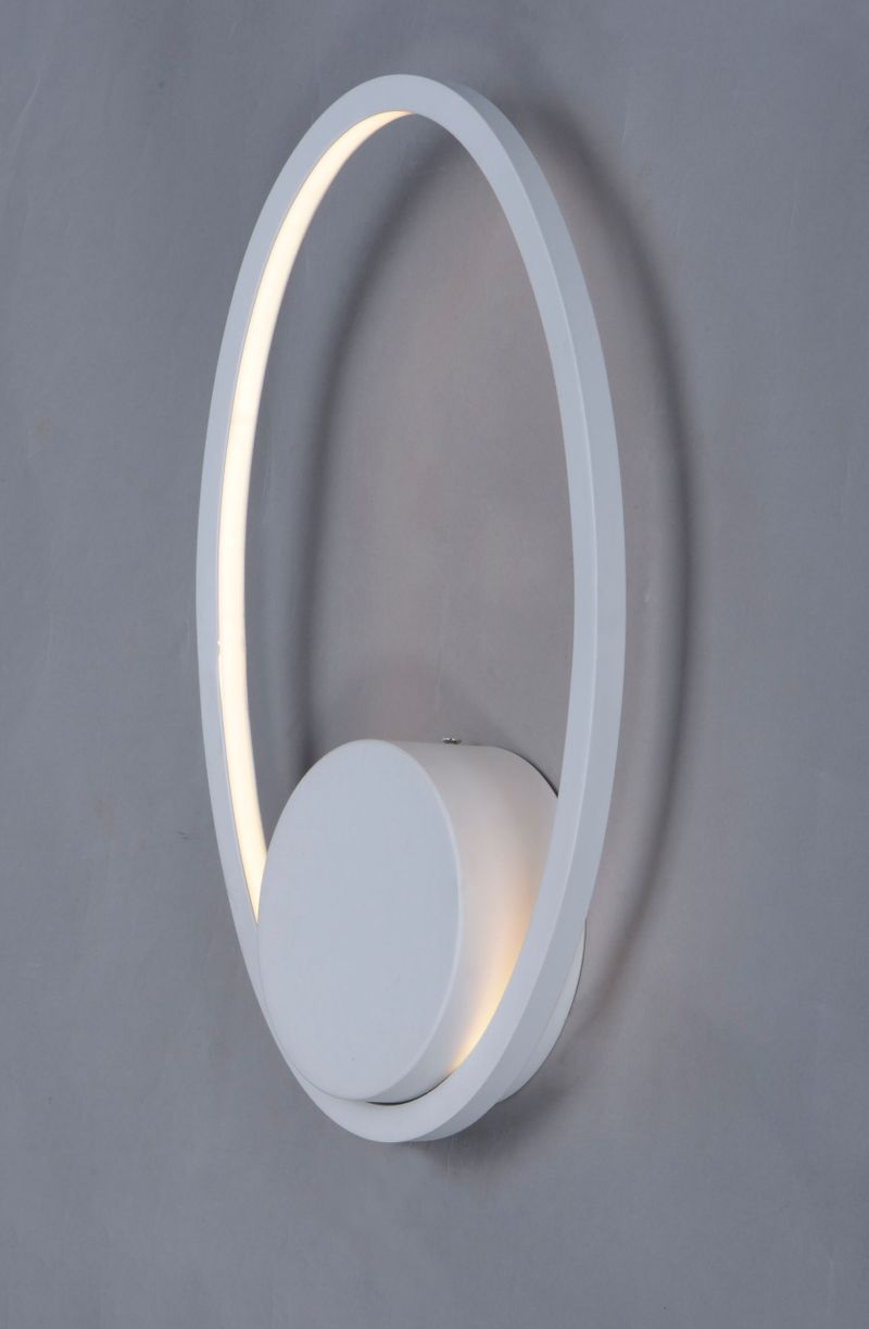 Phase 13.75' Single Light Wall Sconce in Matte White