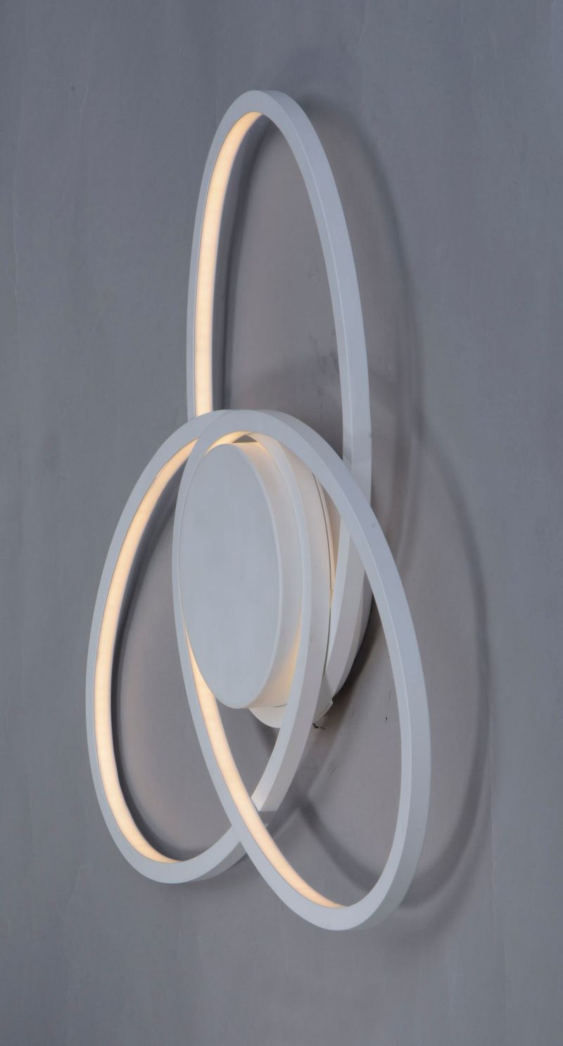 Phase 2' Single Light Wall Sconce in Matte White
