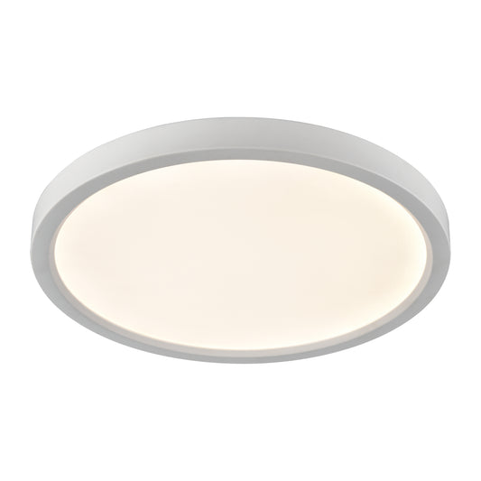 Ceiling Essentials 15" 1 Light Round Flush Mount in White