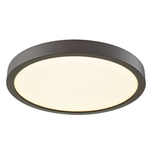 Titan 10" 1 Light Flush Mount in Oil Rubbed Bronze