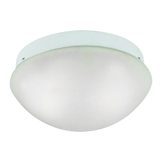 Mushroom 5" 2 Light Flush Mount in White
