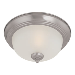 Ceiling Essentials 12' 1 Light Flush Mount in Brushed Nickel