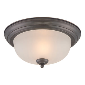 Ceiling Essentials 12' 1 Light Flush Mount in Painted Bronze