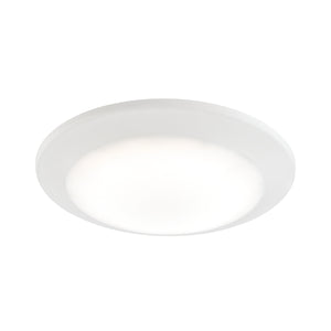 Plandome 6' 1 Light Flush Mount in Matte White