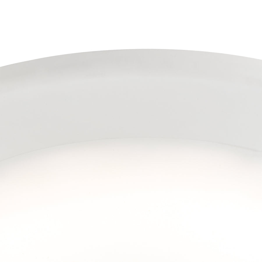 Plandome 6' 1 Light Flush Mount in Matte White