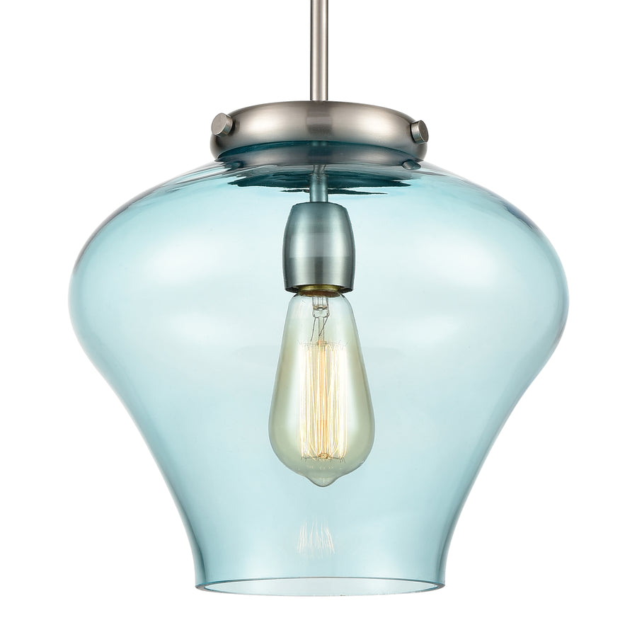 Amore 12' 1 Light Pendant in Satin Nickel