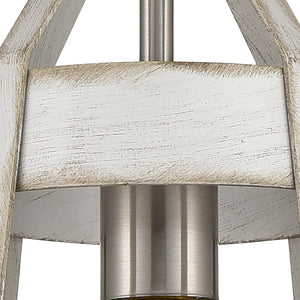 Brigantine 7' 1 Light Mini Pendant in Satin Nickel
