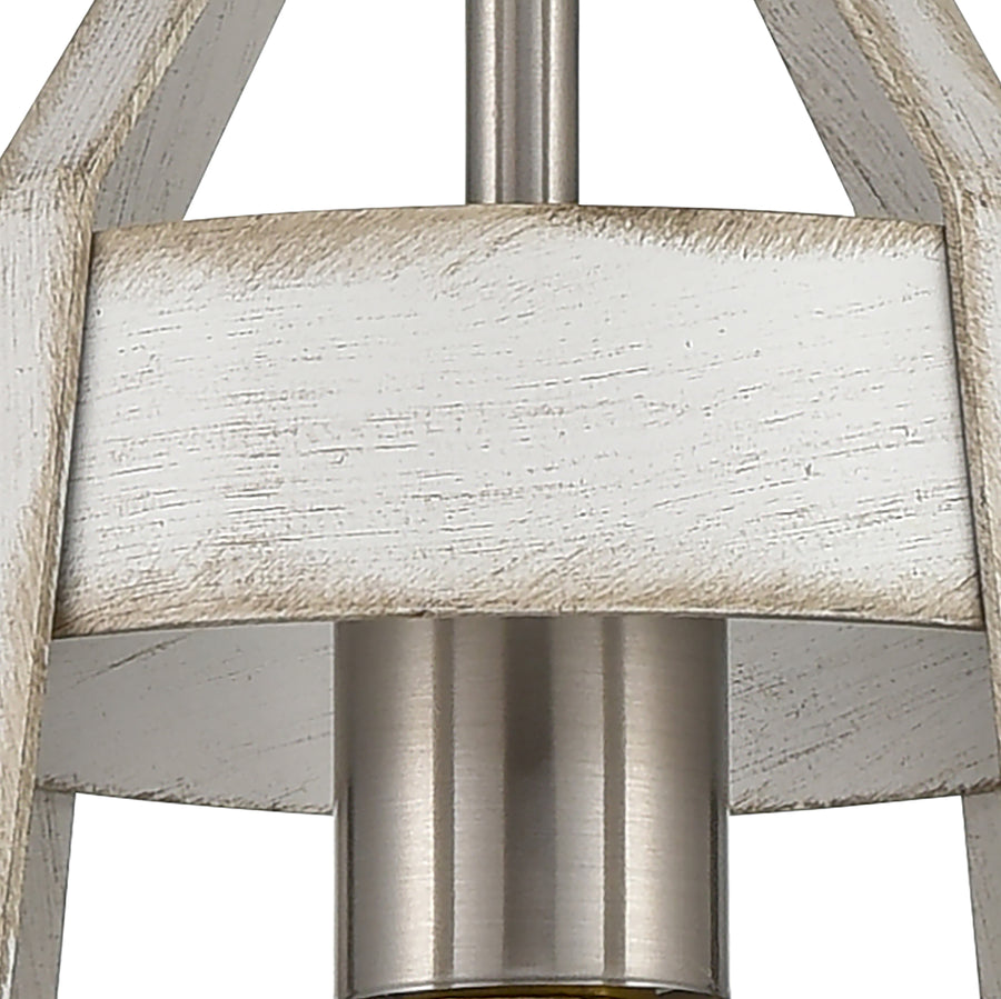 Brigantine 7' 1 Light Mini Pendant in Satin Nickel