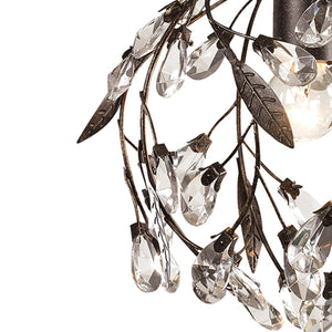 Circeo 10' 1 Light Mini Pendant in Deep Rust