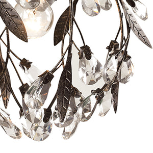 Circeo 10' 1 Light Mini Pendant in Deep Rust