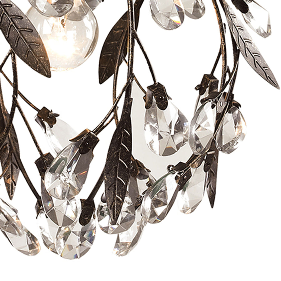 Circeo 10' 1 Light Mini Pendant in Deep Rust