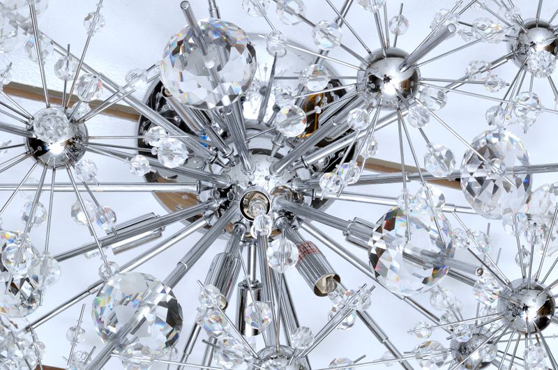 Starfire 10' 3 Light Wall Sconce in Polished Chrome