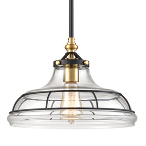 Dunkirk 13' 1 Light Pendant in Matte Black