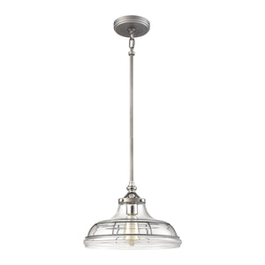 Dunkirk 13' 1 Light Pendant in Weathered Zinc
