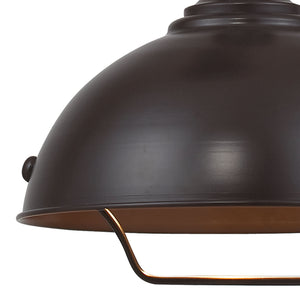 Farmhouse 14' 1 Light Pendant in Oiled Bronze
