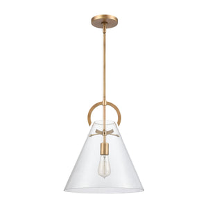 Gabby 14' 1 Light Pendant in Brass