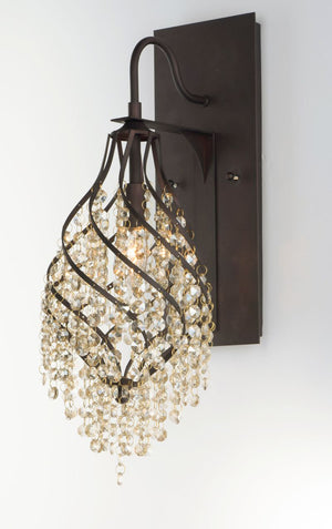 Twirl 22.25' Single Light Wall Sconce in Oil Rubbed Bronze