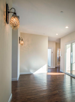 Twirl 22.25' Single Light Wall Sconce in Oil Rubbed Bronze