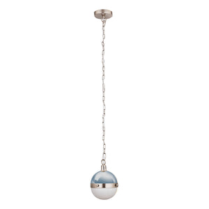 Harmelin 7' 1 Light Mini Pendant in Pale Blue