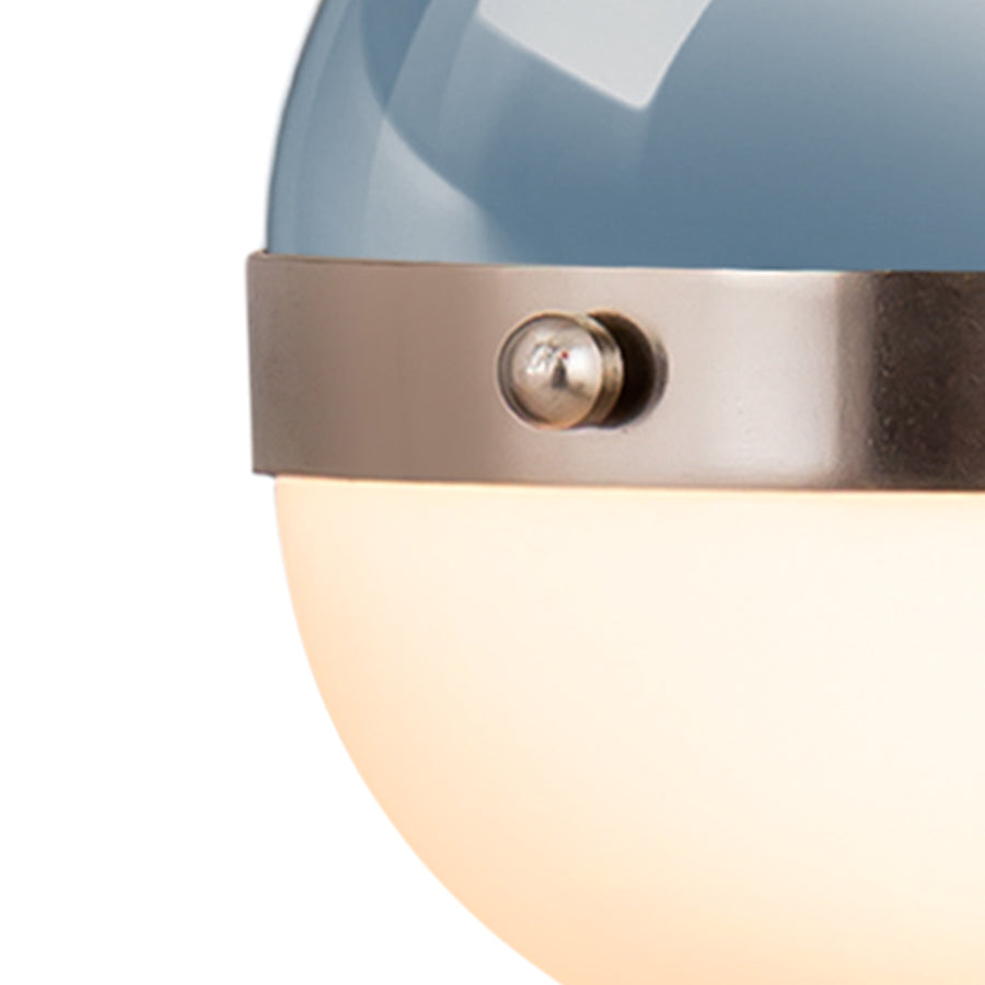 Harmelin 7' 1 Light Mini Pendant in Pale Blue