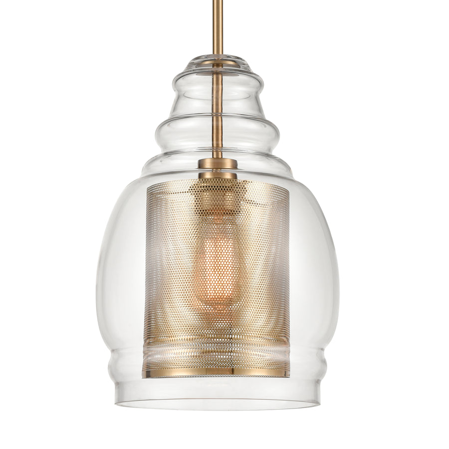 Herndon 11' 1 Light Pendant in Antique Gold